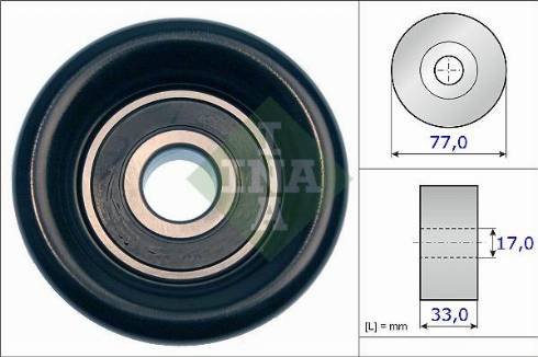 Wilmink Group WG1253075 - Umlenk / Führungsrolle, Keilrippenriemen alexcarstop-ersatzteile.com