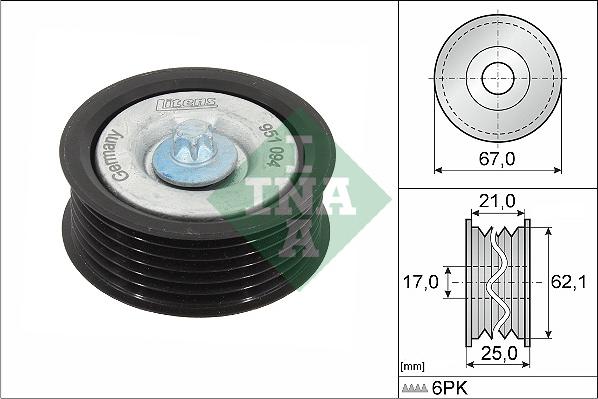 Wilmink Group WG1253115 - Umlenk / Führungsrolle, Keilrippenriemen alexcarstop-ersatzteile.com