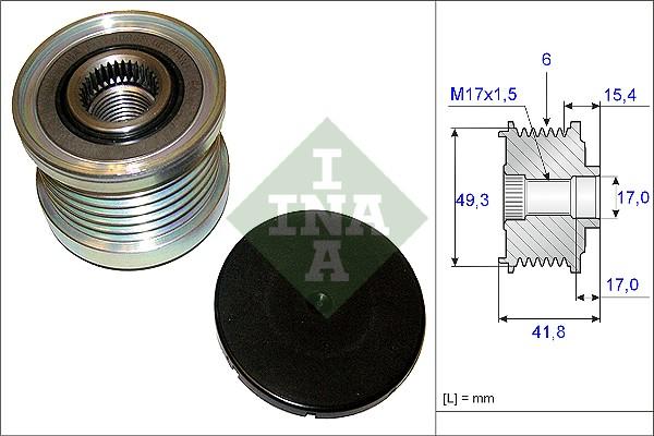 Wilmink Group WG1253765 - Riemenscheibe, Generator alexcarstop-ersatzteile.com