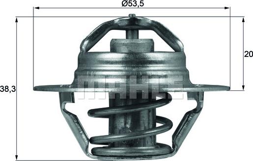 Wilmink Group WG1218008 - Thermostat, Kühlmittel alexcarstop-ersatzteile.com