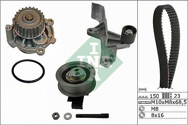 Wilmink Group WG1710238 - Wasserpumpe + Zahnriemensatz alexcarstop-ersatzteile.com