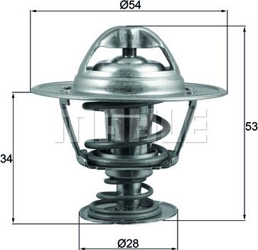 Wilmink Group WG1789697 - Thermostat, Kühlmittel alexcarstop-ersatzteile.com