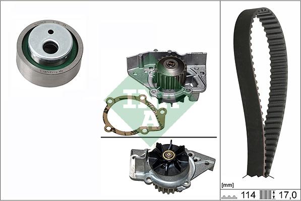 Wilmink Group WG1780526 - Wasserpumpe + Zahnriemensatz alexcarstop-ersatzteile.com