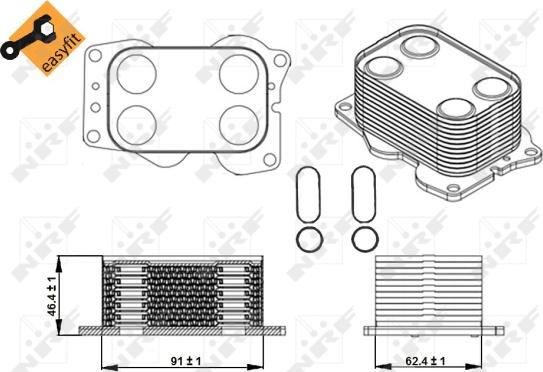 Wilmink Group WG1720079 - Ölkühler, Motoröl alexcarstop-ersatzteile.com