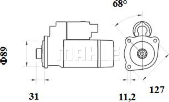 Wilmink Group WG2045401 - Starter alexcarstop-ersatzteile.com