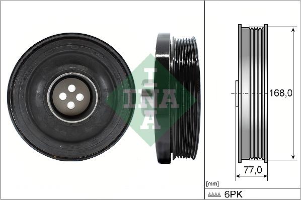 Wilmink Group WG2059052 - Riemenscheibe, Kurbelwelle alexcarstop-ersatzteile.com