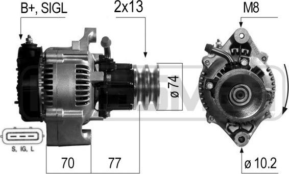 Wilmink Group WG2011733 - Generator alexcarstop-ersatzteile.com