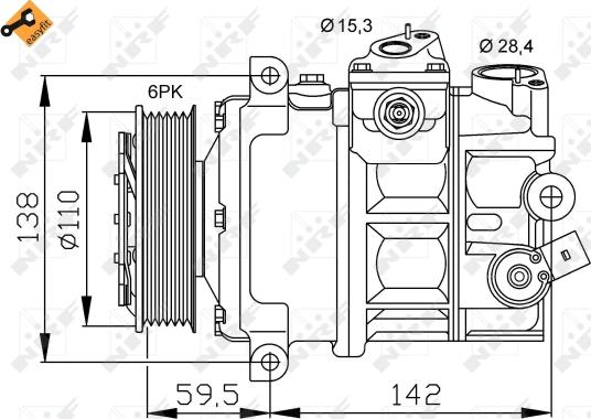 Wilmink Group WG2159167 - Kompressor, Klimaanlage alexcarstop-ersatzteile.com