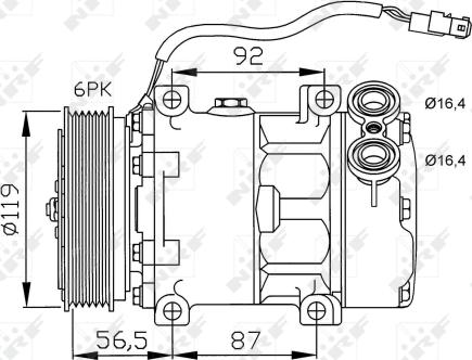 Wilmink Group WG2159290 - Kompressor, Klimaanlage alexcarstop-ersatzteile.com