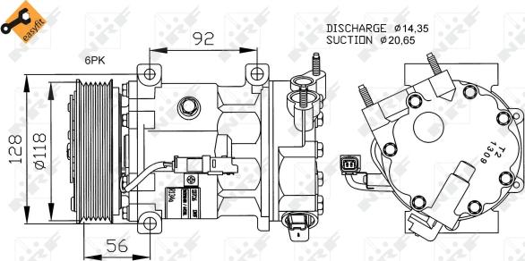 Wilmink Group WG2159253 - Kompressor, Klimaanlage alexcarstop-ersatzteile.com