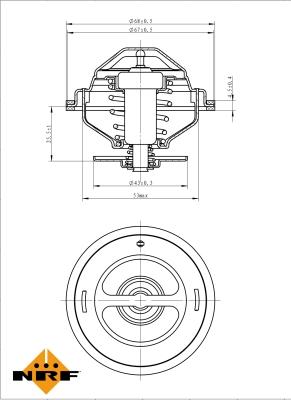 Wilmink Group WG2184796 - Thermostat, Kühlmittel alexcarstop-ersatzteile.com