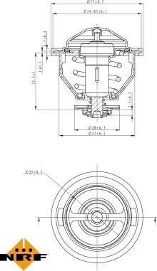 Wilmink Group WG2184756 - Thermostat, Kühlmittel alexcarstop-ersatzteile.com