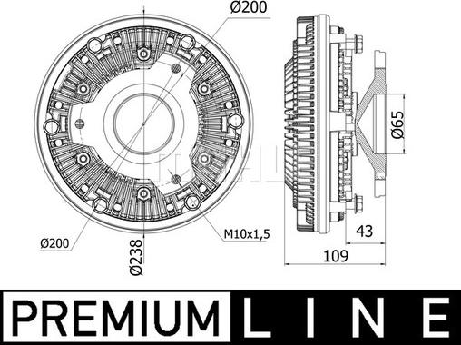 Wilmink Group WG2180359 - Kupplung, Kühlerlüfter alexcarstop-ersatzteile.com