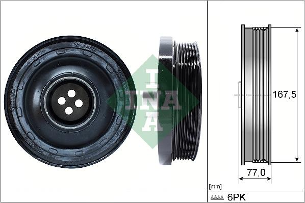 Wilmink Group WG2136890 - Riemenscheibe, Kurbelwelle alexcarstop-ersatzteile.com