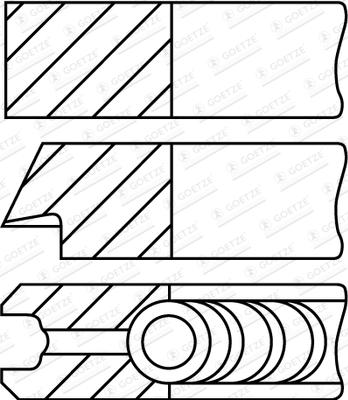 Wilmink Group WG2294342 - Kolbenringsatz alexcarstop-ersatzteile.com