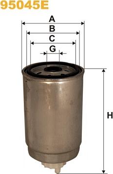 WIX Filters 95045E - Kraftstofffilter alexcarstop-ersatzteile.com