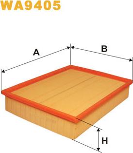 WIX Filters WA9405 - Luftfilter alexcarstop-ersatzteile.com