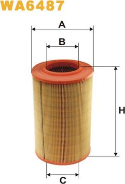 WIX Filters WA6487 - Luftfilter alexcarstop-ersatzteile.com