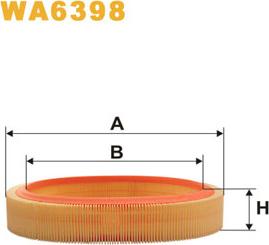 WIX Filters WA6398 - Luftfilter alexcarstop-ersatzteile.com