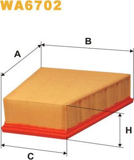 WIX Filters WA6702 - Luftfilter alexcarstop-ersatzteile.com