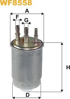 WIX Filters WF8558 - Kraftstofffilter alexcarstop-ersatzteile.com