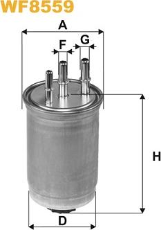 WIX Filters WF8569 - Kraftstofffilter alexcarstop-ersatzteile.com