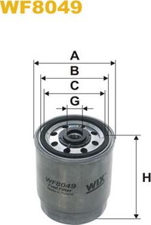 WIX Filters WF8049 - Kraftstofffilter alexcarstop-ersatzteile.com