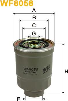 WIX Filters WF8058 - Kraftstofffilter alexcarstop-ersatzteile.com