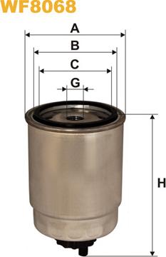 WIX Filters WF8068 - Kraftstofffilter alexcarstop-ersatzteile.com