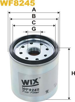 WIX Filters WF8245 - Kraftstofffilter alexcarstop-ersatzteile.com