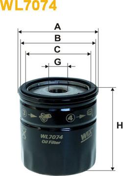 WIX Filters WL7074 - Ölfilter alexcarstop-ersatzteile.com