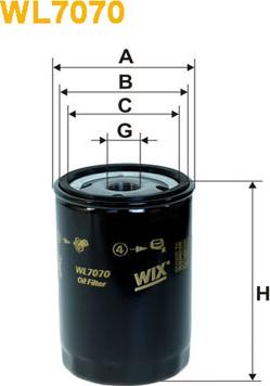 WIX Filters WL7070 - Ölfilter alexcarstop-ersatzteile.com