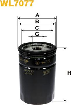 WIX Filters WL7077 - Ölfilter alexcarstop-ersatzteile.com