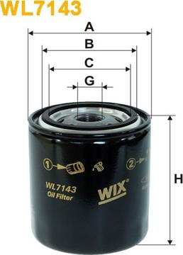 WIX Filters WL7143 - Ölfilter alexcarstop-ersatzteile.com