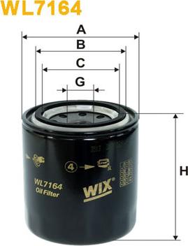 WIX Filters WL7164 - Ölfilter alexcarstop-ersatzteile.com