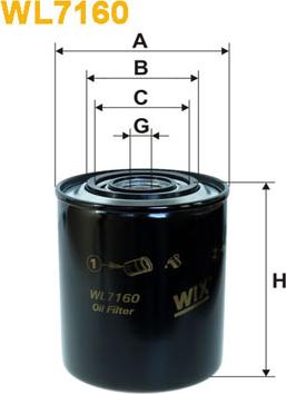 WIX Filters WL7160 - Ölfilter alexcarstop-ersatzteile.com