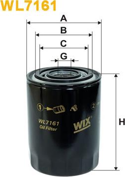 WIX Filters WL7161 - Ölfilter alexcarstop-ersatzteile.com