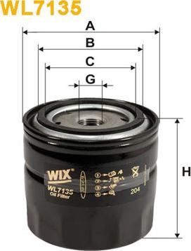 WIX Filters WL7135 - Ölfilter alexcarstop-ersatzteile.com