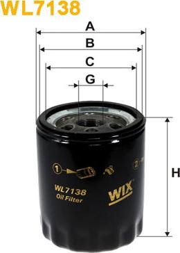 WIX Filters WL7138 - Ölfilter alexcarstop-ersatzteile.com