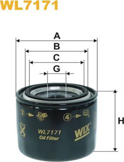 WIX Filters WL7171 - Ölfilter alexcarstop-ersatzteile.com