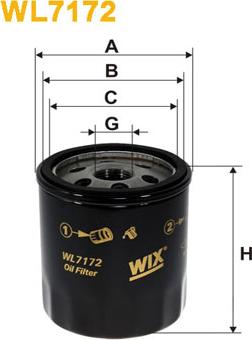 WIX Filters WL7172 - Ölfilter alexcarstop-ersatzteile.com