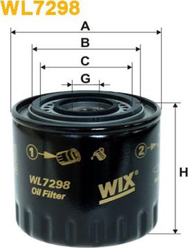 WIX Filters WL7298 - Ölfilter alexcarstop-ersatzteile.com