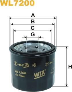 WIX Filters WL7200 - Ölfilter alexcarstop-ersatzteile.com