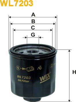 WIX Filters WL7203 - Ölfilter alexcarstop-ersatzteile.com