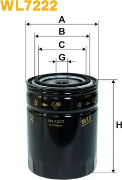 WIX Filters WL7222 - Ölfilter alexcarstop-ersatzteile.com