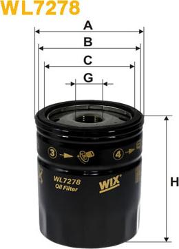 WIX Filters WL7278 - Ölfilter alexcarstop-ersatzteile.com