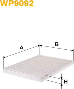 WIX Filters WP9092 - Filter, Innenraumluft alexcarstop-ersatzteile.com