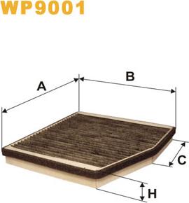 WIX Filters WP9001 - Filter, Innenraumluft alexcarstop-ersatzteile.com