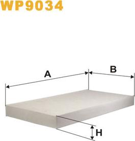 WIX Filters WP9034 - Filter, Innenraumluft alexcarstop-ersatzteile.com