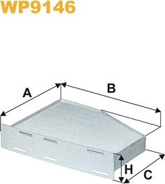 WIX Filters WP9146 - Filter, Innenraumluft alexcarstop-ersatzteile.com